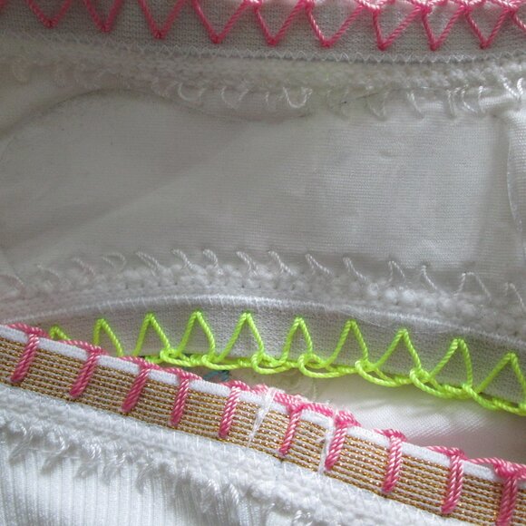 PQ Swim Crochet-Trim One-Piece Swimsuit Sz S - Picture 9 of 13